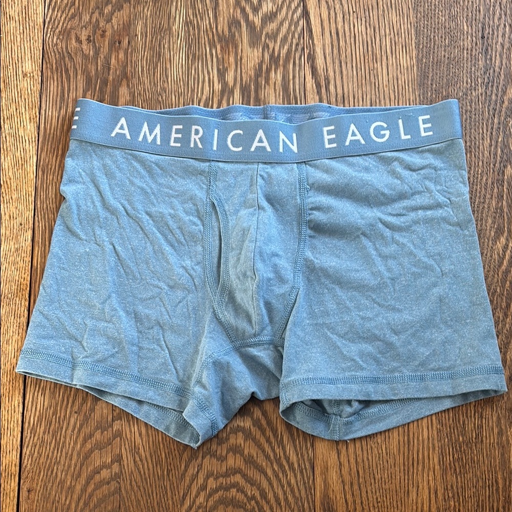 American Eagle Outfitters Men's Blue Boxer Briefs